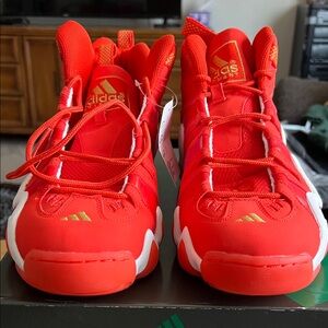 Adidas crazy 8 Kobe addition size 13 1/2 orange n bronze